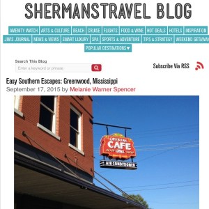 Easy Southern Escapes it the weekly column I pen about charming Southern towns for ShermansTravel.